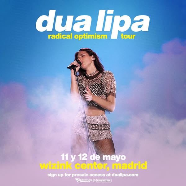 Dua Lipa da comienzo en Madrid a la gira europea del Radical Optimism Tour