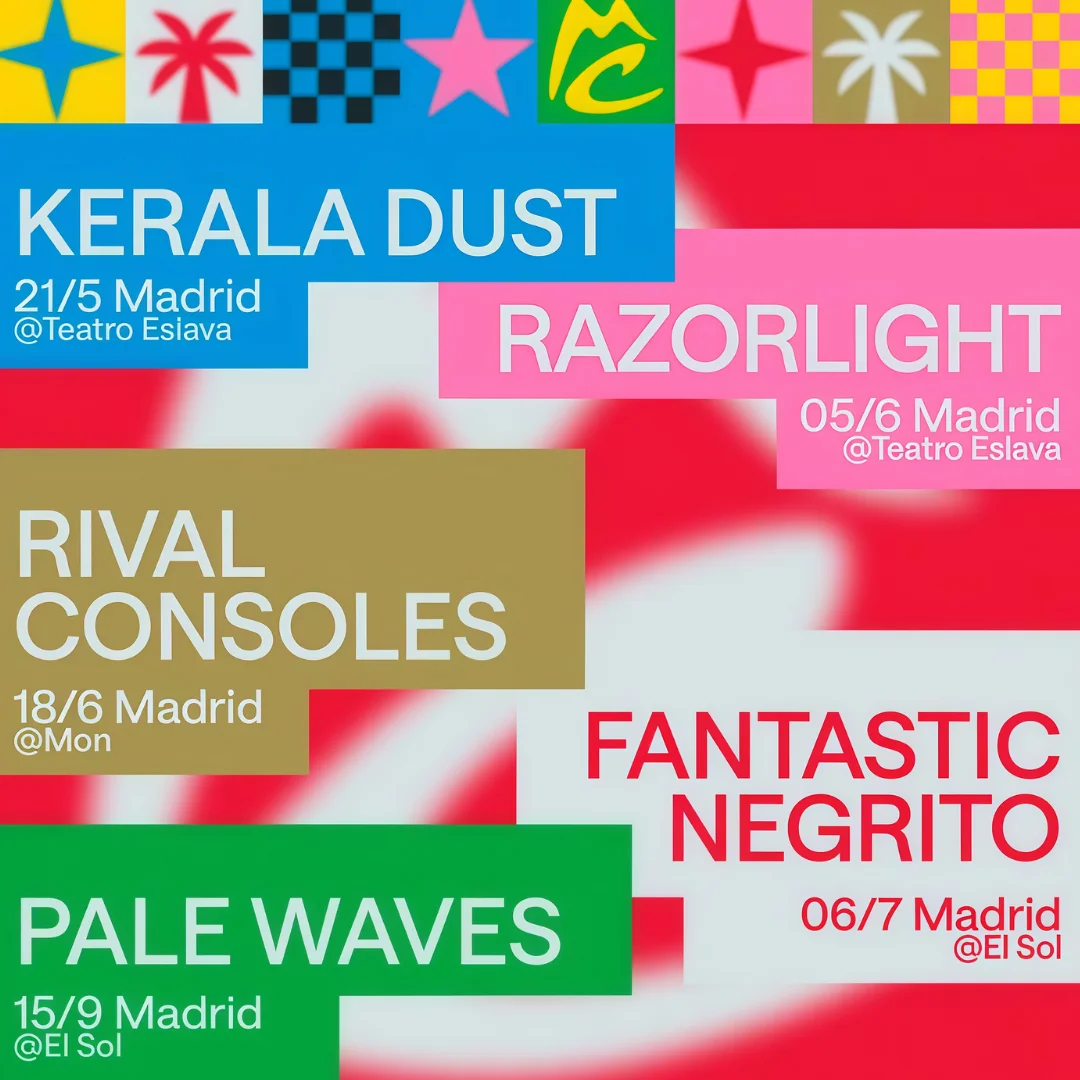 Gira Vibra Mahou by Mad Cool: Kerala Dust, Razorlight, Rival Consoles, Fantastic Negrito y Pale Waves en Madrid