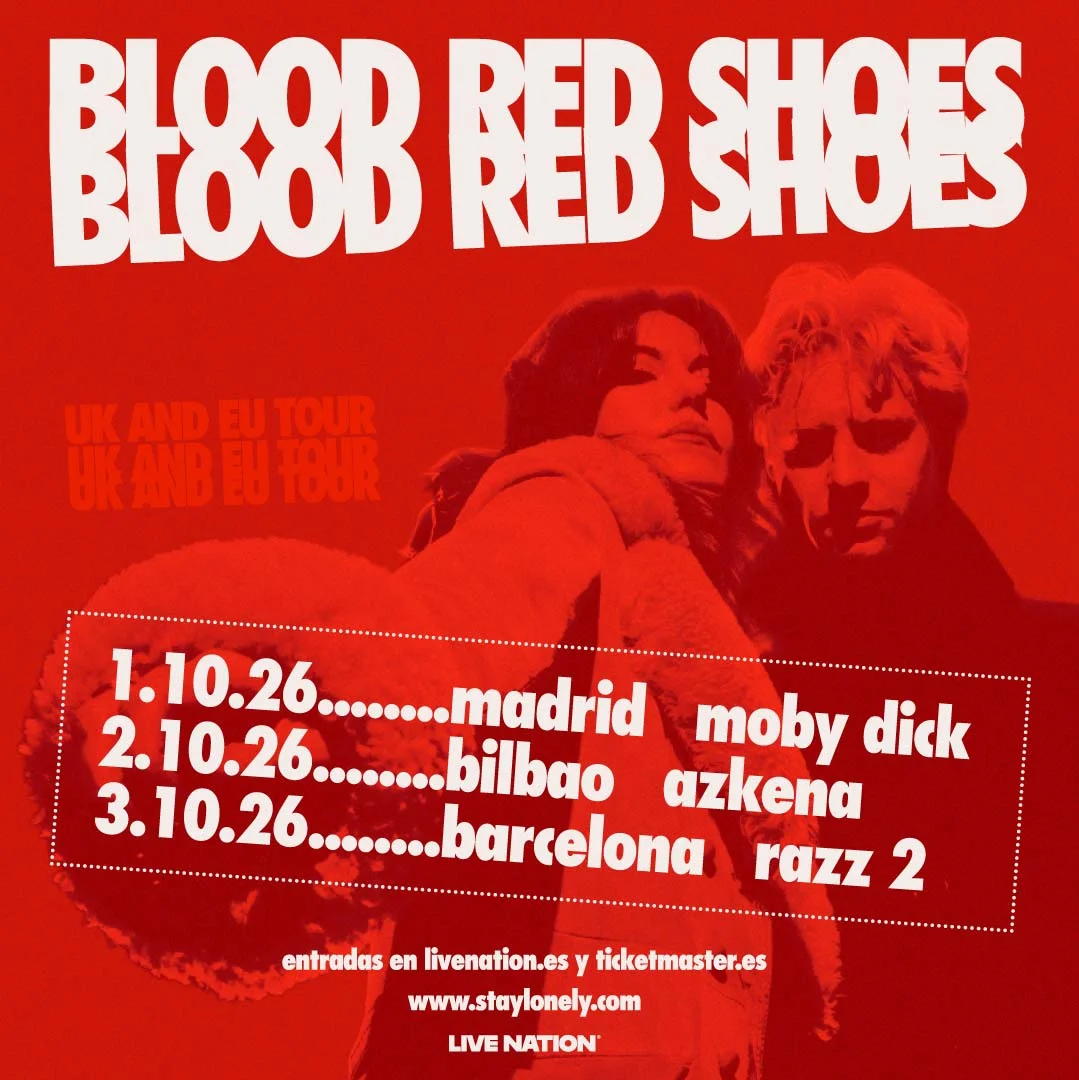 Blood Red Shoes de gira por Madrid, Bilbao y Barcelona este 2026